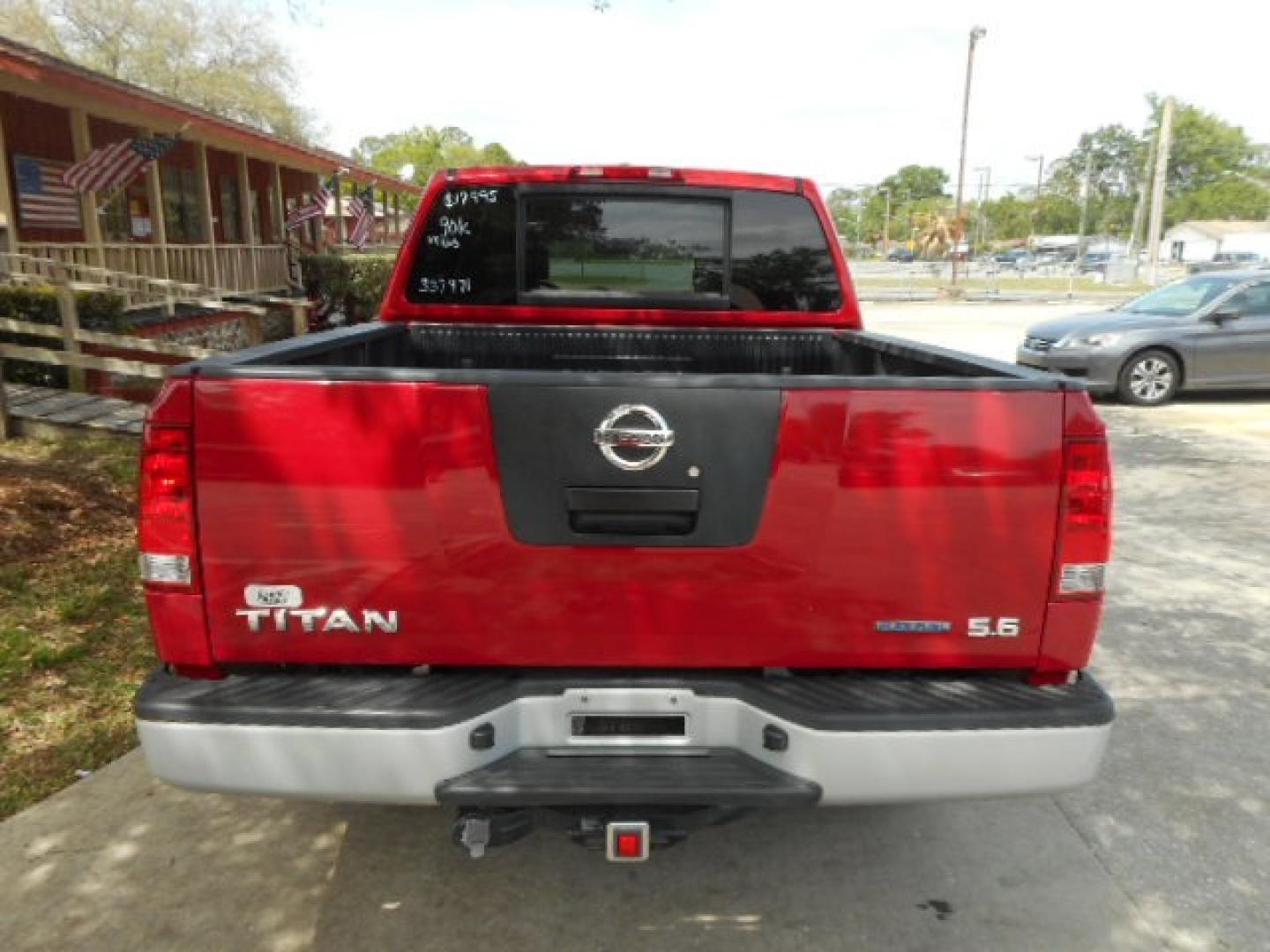 2008 RED NISSAN TITAN SE; LE; XE (1N6BA07D78N) , located at 1200 Cassat Avenue, Jacksonville, FL, 32205, (904) 695-1885, 30.302404, -81.731033 - Photo#5